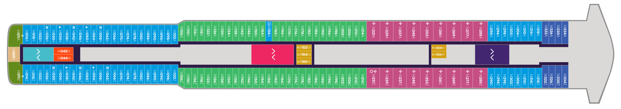 Deck 14 plan